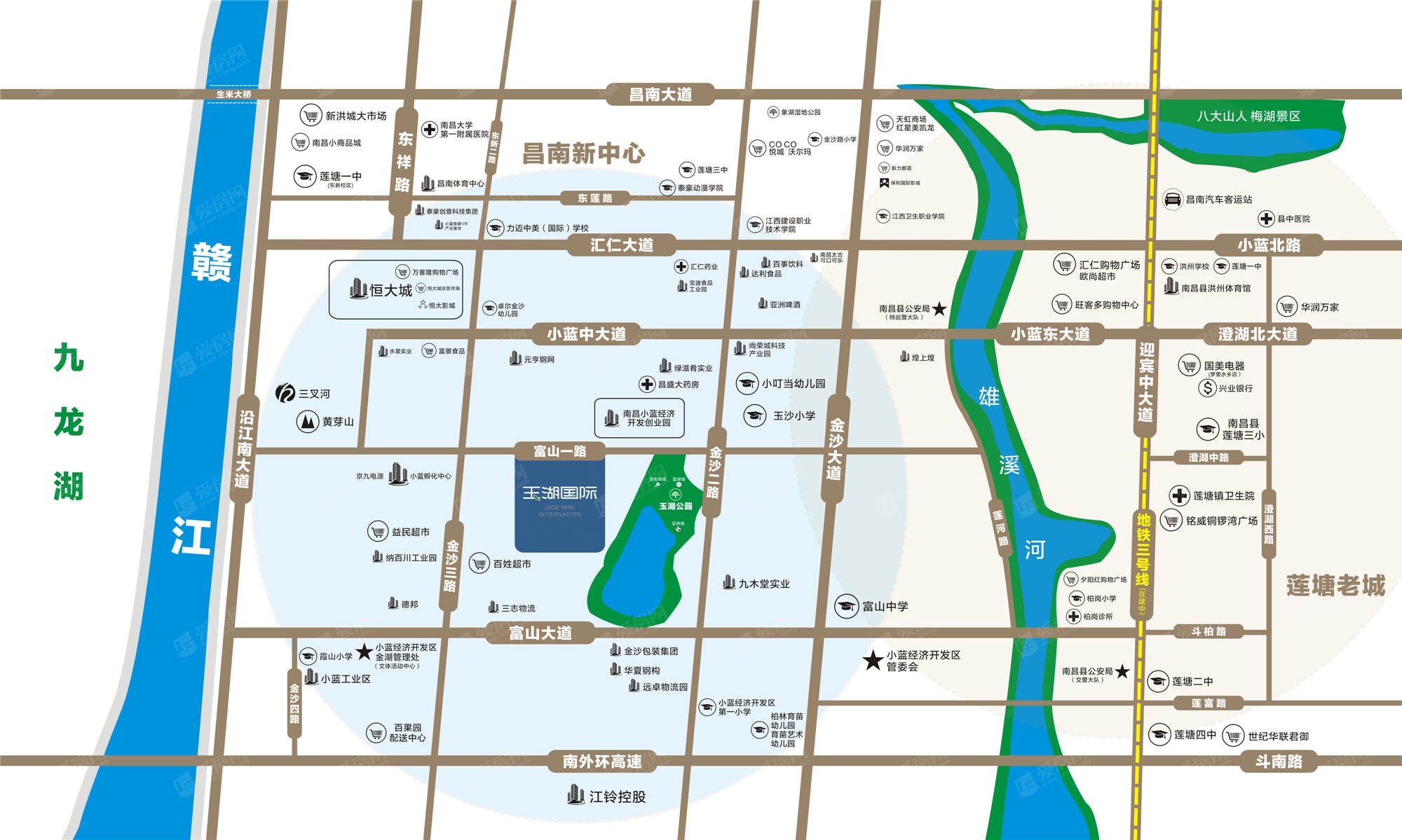 江旅玉湖国际区位图